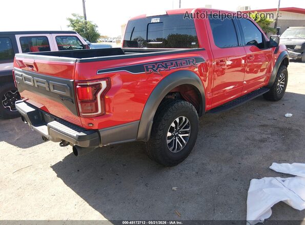 1FTFW1RG3KFB46455 2019 FORD F150 Red Rear right
