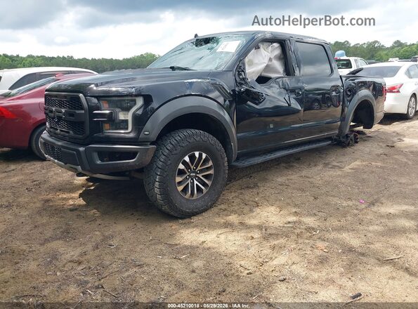 1FTFW1RG3LFA68986 2020 FORD F150 Black Առջևի ձախ երեք քառորդ տեսարան