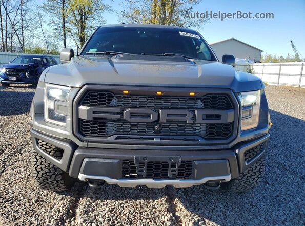 1FTFW1RG4JFC85105 2018 FORD F150 Gray Vista frontal