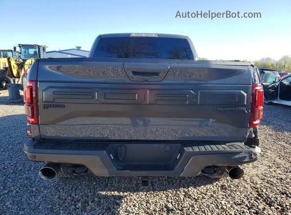 1FTFW1RG4JFC85105 2018 FORD F150 Gray Vista trasera