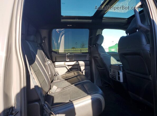 1FTFW1RG4JFC85105 2018 FORD F150 Gray Vista de los asientos traseros