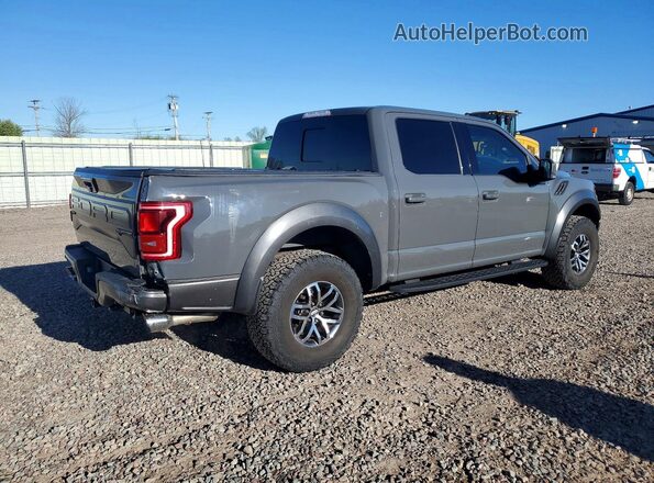 1FTFW1RG4JFC85105 2018 FORD F150 Gray Trasero derecho