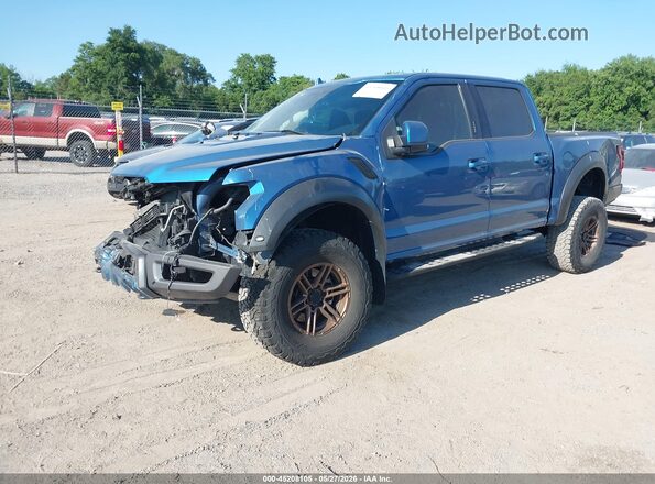 1FTFW1RG4LFB28922 2020 FORD F150 Blue Vista tres cuartos delantera izquierda