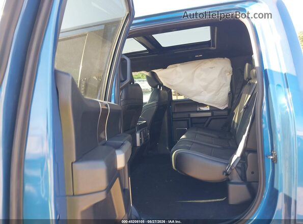 1FTFW1RG4LFB28922 2020 FORD F150 Blue Vista de la etiqueta del VIN