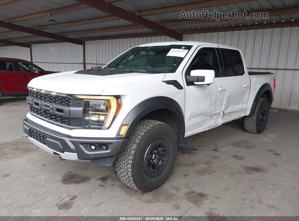 1FTFW1RG4NFC44401 2022 FORD F150 White Передня ліва чверть