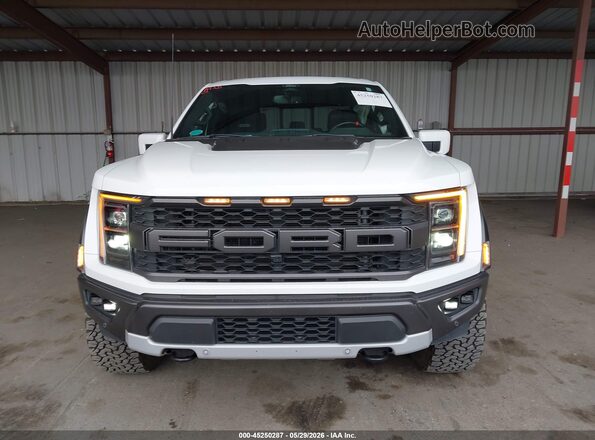 1FTFW1RG4NFC44401 2022 FORD F150 White Вид щитка приладів
