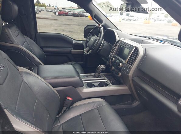 1FTFW1RG5HFC34321 2017 FORD F150 Gray Vista interior delantera