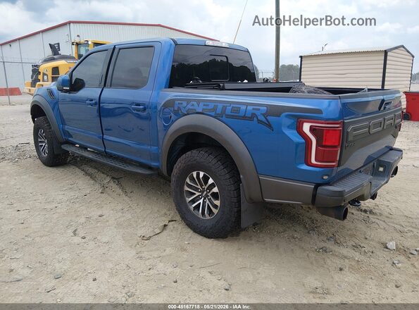 1FTFW1RG5KFA62332 2019 FORD F150 Blue Հետևի ձախ