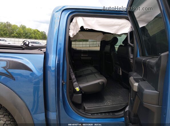 1FTFW1RG5KFA62332 2019 FORD F150 Blue VIN կոդի պիտակի տեսք