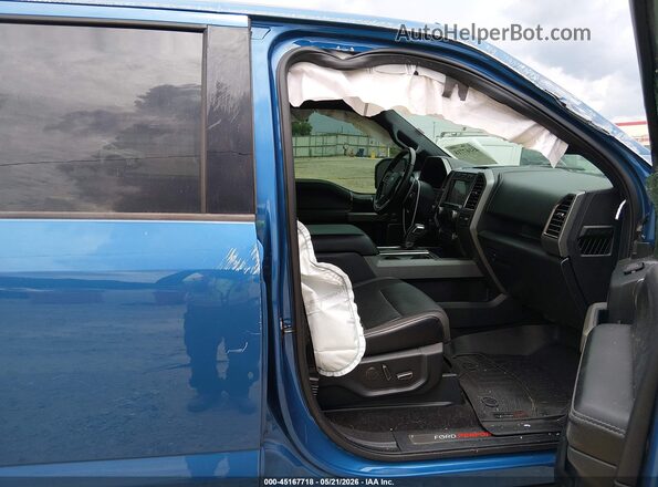1FTFW1RG5KFA62332 2019 FORD F150 Blue Սալոնի դիմացի տեսք