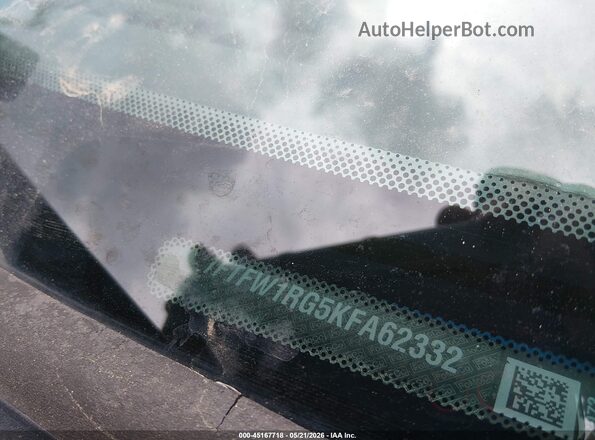1FTFW1RG5KFA62332 2019 FORD F150 Blue 