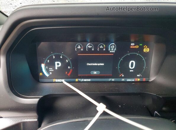 1FTFW1RG7TFA44853 2026 FORD F150 Black Սարքավորումների վահանակի տեսք