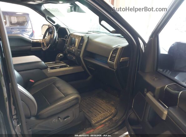 1FTFW1RG9HFA44537 2017 FORD F150 Black Front interior view