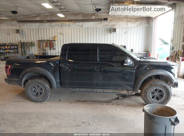 1FTFW1RG9HFA44537 2017 FORD F150 Black Rear interior view