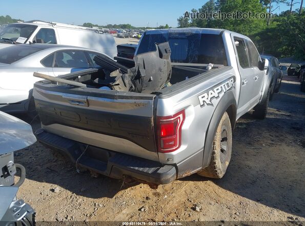 1FTFW1RG9HFC88981 2017 FORD F150 Silver Задня права чверть