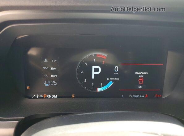 1FTFW1RG9SFA23940 2025 FORD F150 Black ხელსაწყოთა პანელის ხედი