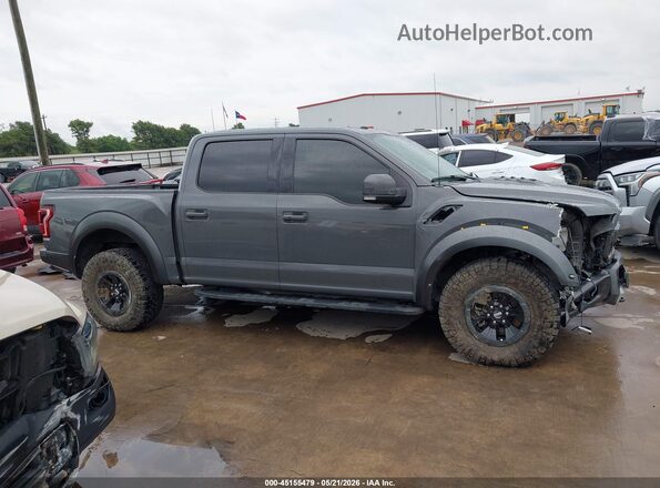 1FTFW1RGXJFE09958 2018 FORD F150 Gray Widok wnętrza z tyłu