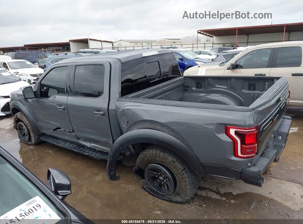 1FTFW1RGXJFE09958 2018 FORD F150 Gray Widok wnętrza 360 stopni
