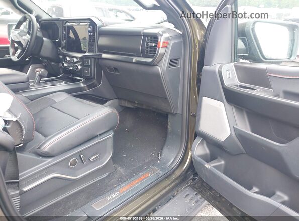 1FTFW1RGXSFB59901 2025 FORD F150 Коричневый Вид салона спереди