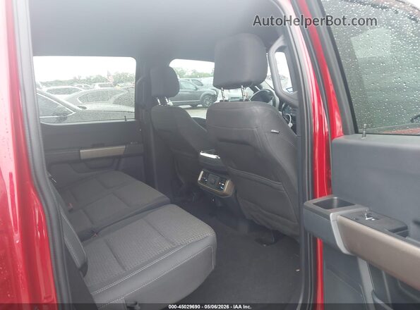 1FTFW2L55RFB11570 2024 FORD F150 Red VIN կոդի պիտակի տեսք