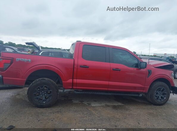 1FTFW2L55RFB11570 2024 FORD F150 Red Սալոնի հետևի տեսք