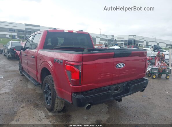 1FTFW2L55RFB11570 2024 FORD F150 Red Հետևի ձախ