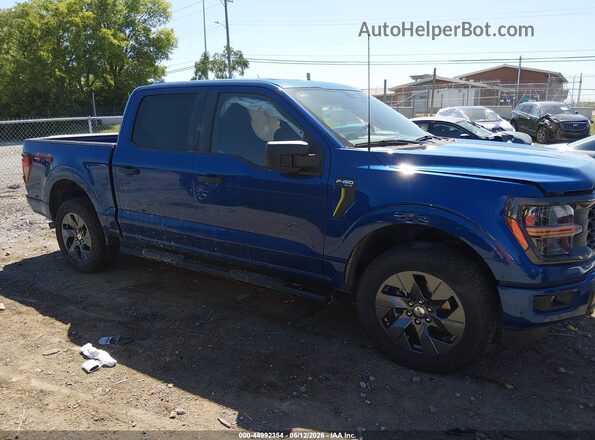 1FTFW2L56SKE92407 2025 FORD F150 Blue 360 interior view