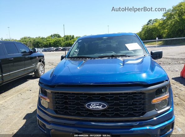 1FTFW2L56SKE92407 2025 FORD F150 Blue Rear interior view