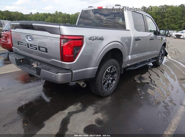 1FTFW2L59RKD28286 2024 FORD F150 Silver Задня права чверть