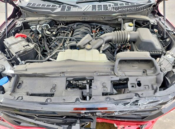 1FTFW3L52SKE17824 2025 FORD F150 Красный Вид задней части салона
