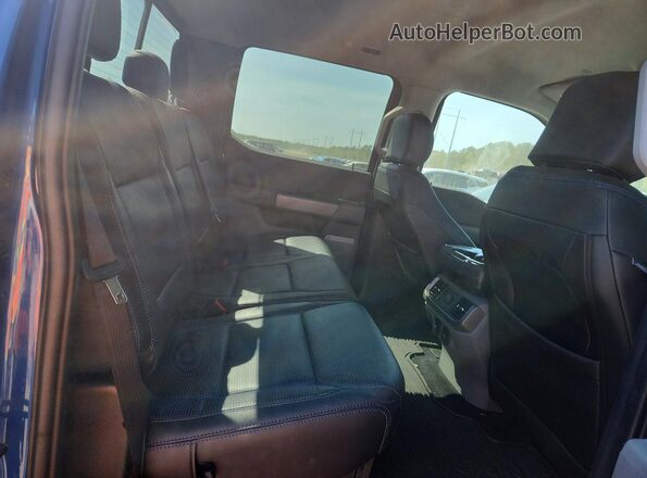 1FTFW3L53SFA11138 2025 FORD F150 Blue Հետևի նստատեղերի տեսք
