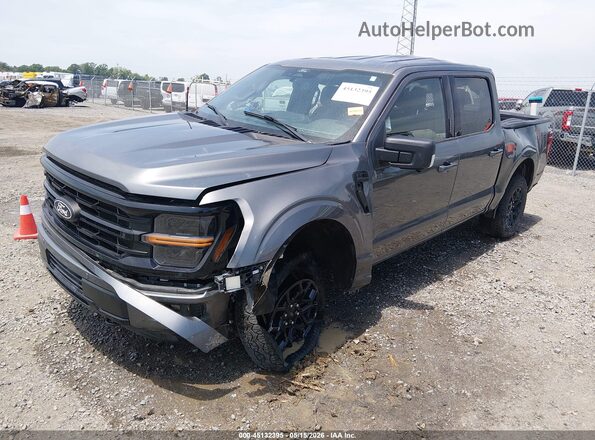 1FTFW3L54RKD59192 2024 FORD F150 Gray Przód lewy