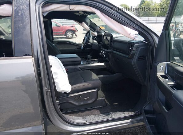 1FTFW3L54RKD59192 2024 FORD F150 Gray Widok wnętrza z przodu
