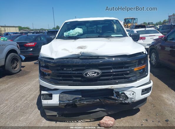 1FTFW3L56RKF38768 2024 FORD F150 White Widok zestawu wskaźników