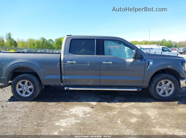 1FTFW3L59RKE01663 2024 FORD F150 Gray Вид задньої частини салону