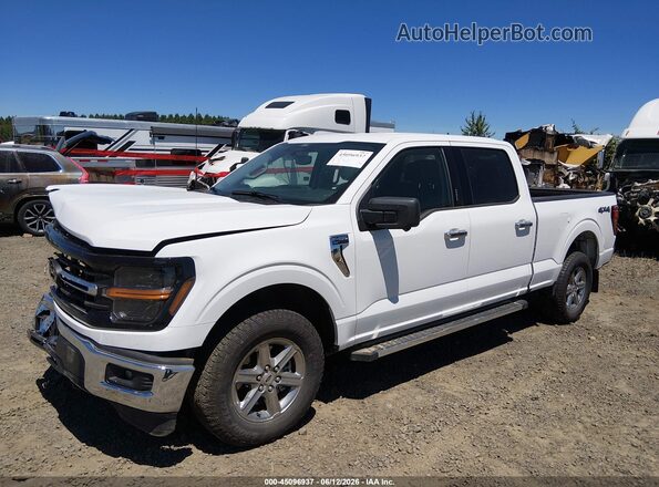 1FTFW3L84RKF66952 2024 FORD F150 Белый Передняя левая четверть