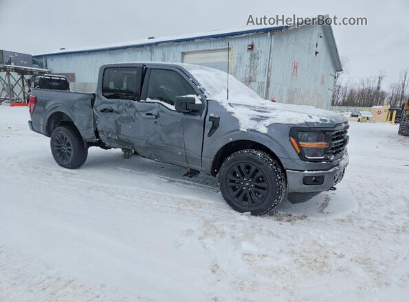 1FTFW3L87RFA12894 2024 FORD F150 Серый Передняя правая четверть
