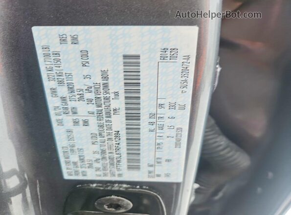 1FTFW3L87RFA12894 2024 FORD F150 Серый Вид подкапотного пространства