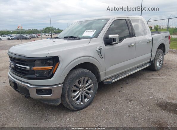 1FTFW3L88RKF04065 2024 FORD F150 Gray Front left