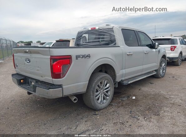 1FTFW3L88RKF04065 2024 FORD F150 Gray Rear right