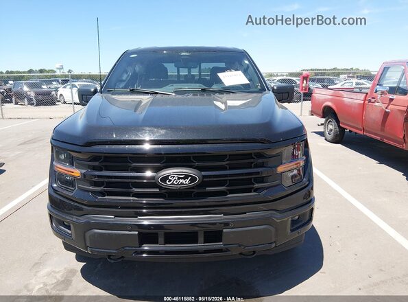 1FTFW3L88RKF19147 2024 FORD F150 Black Widok zestawu wskaźników