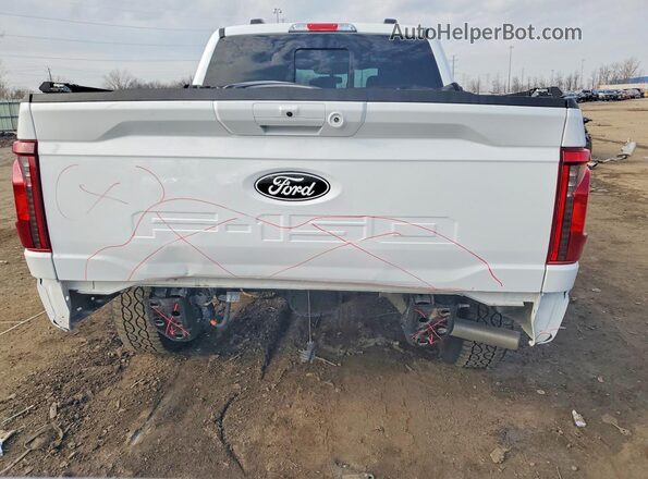 1FTFW3L89RKF80605 2024 FORD F150 White Widok z tyłu