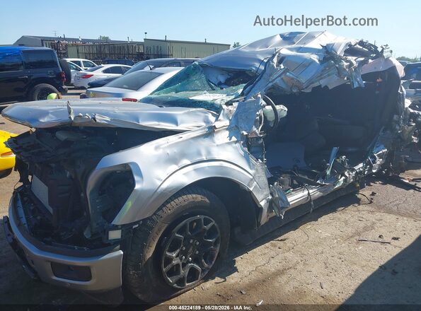 1FTFW3LD1RFA46195 2024 FORD F150 Silver Front view