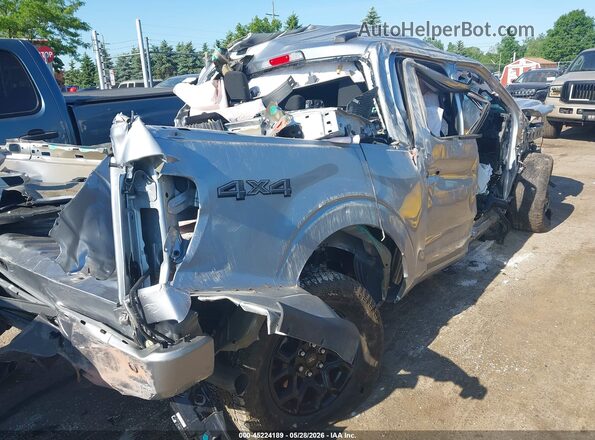 1FTFW3LD1RFA46195 2024 FORD F150 Silver Rear right