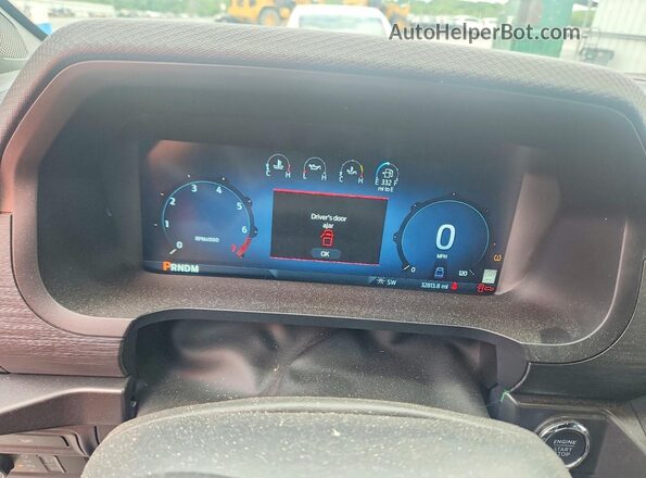 1FTFW3LD1RFA49436 2024 FORD F150 White Vista del cuadro de instrumentos
