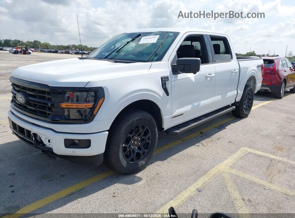 1FTFW3LD1RFC10528 2024 FORD F150 White წინა მარცხენა ხედი სამი მეოთხედიდან
