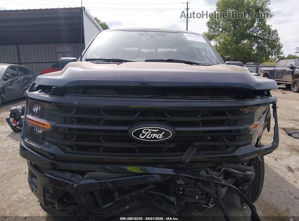1FTFW3LD1SFA72124 2025 FORD F150 Blue Dashboard view
