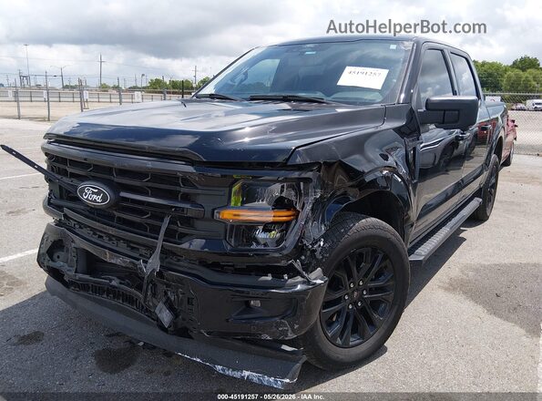 1FTFW3LD2RFB77796 2024 FORD F150 Black Front left