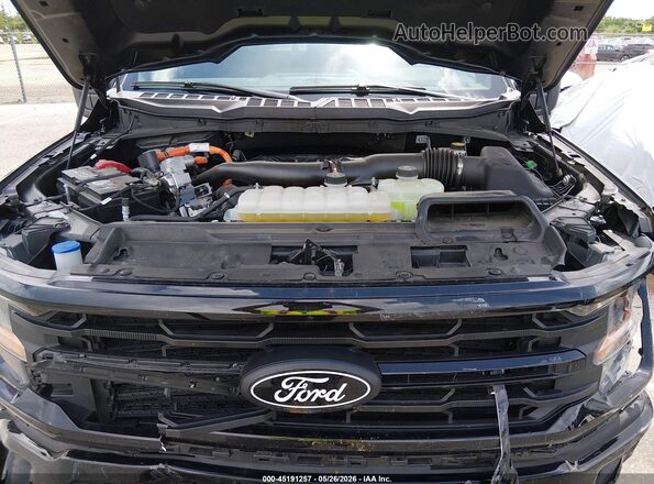1FTFW3LD2RFB77796 2024 FORD F150 Black Rear view