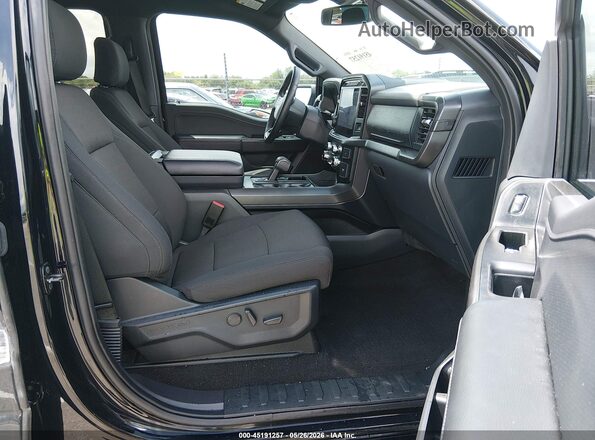 1FTFW3LD2RFB77796 2024 FORD F150 Black Front interior view